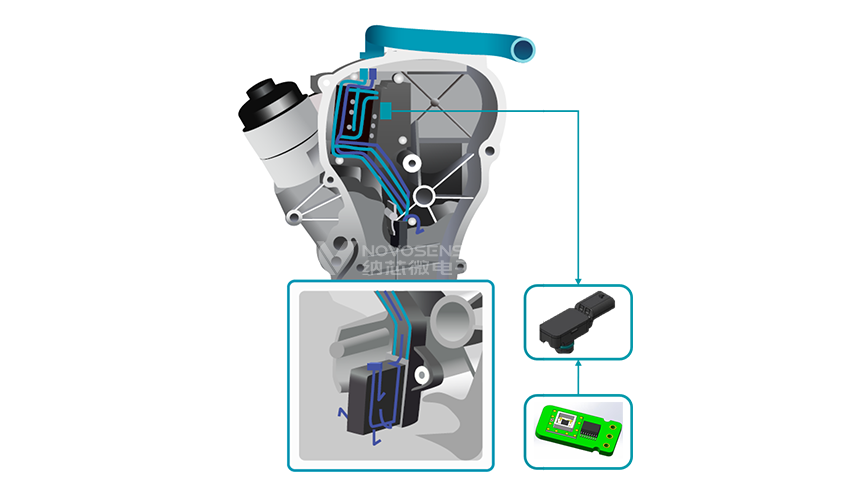 KPS曲轴通风箱压力检测压力传感器在汽车动力系